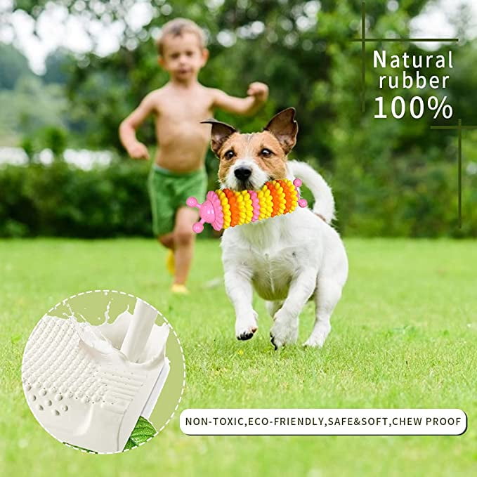 3PCS Dog Chew Toys Large Breed, Non-Toxic Natural Rubber Durable