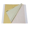 thumbnail image 2 of Hojas de Oro de Imitación de 100 Piezas - Papel de Aluminio Multipropósito para Hogar, Pared, Marco, Viruela, Decoración de Muebles - Champán plata Sunnimix Lámina de hoja de oro de doble tamaño, 2 of 7
