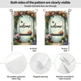 thumbnail image 2 of Welcome Spring Garden Flag 12x18 Inch Double Sided Floral Butterfly Swing Garden Flag Outdoor Yard Decor House Flags, 2 of 6