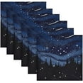 thumbnail image 6 of Stars and Moon Cloth Napkins Set of 1,20x20 Inches Napkins Cloth Washable Reusable Soft for Dinner,Wedding,Parties,Home Dinner,Tableative Decor Gift, 6 of 7