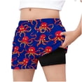 thumbnail image 3 of Gamivast Teen Boys 2-In-1 Swim Board Shorts Icecream Print Compression Liner Trunks Summer Beach Volleyball Wear Athletic Sporty Bottoms Quick Dry, 3 of 7