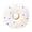 White, variant on mdesiwst Donut Dog Toy Squeaky Latex Doughnut Dog Chew Toy Interactive Dog Training Toy for Outdoor Fetch Game Teeth Cleaning