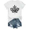 thumbnail image 4 of T-shirt à Manches Pointues Imprimé Mode Décontracté pour Femmes, 4 of 5