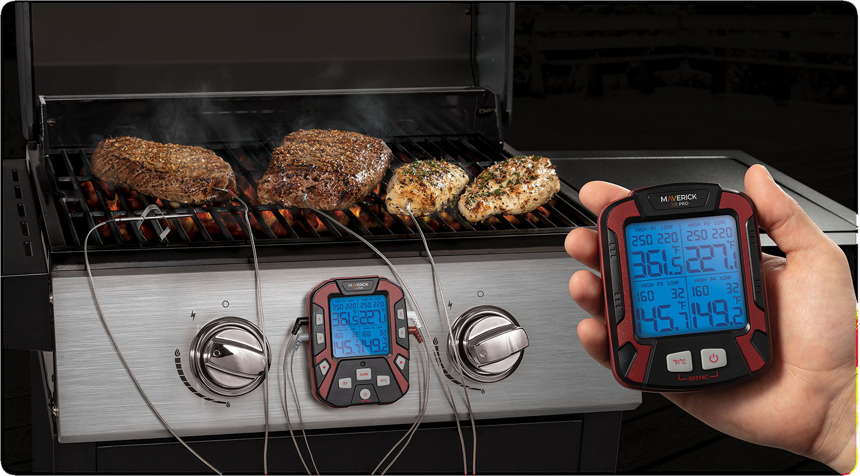 Maverick XR-50 Remote Barbecue and Smoker Thermometer