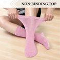 thumbnail image 3 of Grip Socks for Women: LOFIR Womens Crew Non Slip Grippy Socks with Grippers, 5 Pairs Non Skid Hospital Socks for Seniors Elderly Women, Nursing Home & Daily Wea, Size11-13, 3 of 6