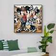thumbnail image 4 of DIY 5D Diamond Digital Painting Kit Crystal Rhinestone Embroidery Cross Stitch Artwork Crafts Canvas wall Decoration Birthday Gift (Mickey Minnie) 12 X 12 inches, 4 of 6