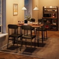 thumbnail image 3 of Dining mesa set para 4 - kitchen mesa con forrado sillas, retro design para kitchen room y small spaces, 3 of 7