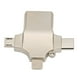 thumbnail image 4 of Adaptador OTG 3 en 1 Tipo C Micro Lightning a USB Máximo 10 Gbps Adaptador USB OTG de aleación de zinc para transmisión y carga, 4 of 12