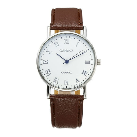 Reloj de cuarzo analógico para hombre | Reloj de pulsera de estilo militar - Diseño clásico de negocios y casual - Impermeable 30M - Calendario de fecha - Vidrio Hardlex - Dial de 4cm | Correa de