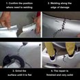 thumbnail image 4 of 100pcs Bumper Repair , Stainless Steel S Style Auto Bumper , For Car Cracked Areas Bumper Repair, 4 of 8