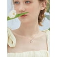 thumbnail image 4 of CACA LADY Volleyball Necklaces for Women 925 Sterling Silver Heart Necklaces with Volleyball, 4 of 5