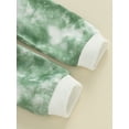 thumbnail image 7 of FEORJGP Toddler Boys 2Pcs Outfits 6M 12M 18M 2T 3T 4T Infant Baby Long Sleeve Sweatshirts Tie-Dye Print T-Shirts Crew Neck Pullovers Tops and Long Pan Cute Casual Clothes Set for Spring Fall, 7 of 7