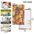 thumbnail image 3 of Autumn and Maple Leaves Set of 2 Pure Cotton Towels, 16'' x 28'', Highly Absorbent and Soft, 3 of 8
