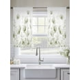 thumbnail image 5 of Sage Green Spring Floral Sheer Curtains 54 Inch Length 2 Panels Set for Living Room/Bedroom, Summer Botanical Watercolor Vintage Curtain Sheers Drapes Rod Pocket Curtains Window Treatment 52''x54''x2, 5 of 7