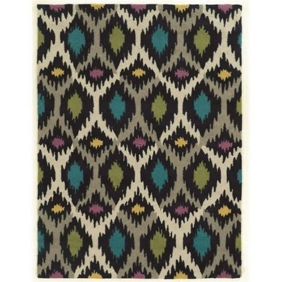 Hawthorne Collection Tapis Tufté à la Main 5 Pieds x 7 Pieds Gris