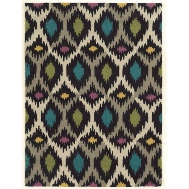 Hawthorne Collection Tapis Tufté à la Main 5 Pieds x 7 Pieds Gris