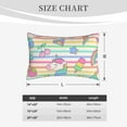 thumbnail image 6 of Naloa Cute Unicorn Pillowcase, Throw Pillowcase, Wrinkle-Free, Stain-Resistant with Hidden Zipper for Bedroom Sofa - 20"x30", 6 of 9