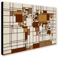 thumbnail image 2 of Trademark Art 'Mondrian World Map' Canvas Art by Michael Tompsett, 2 of 3