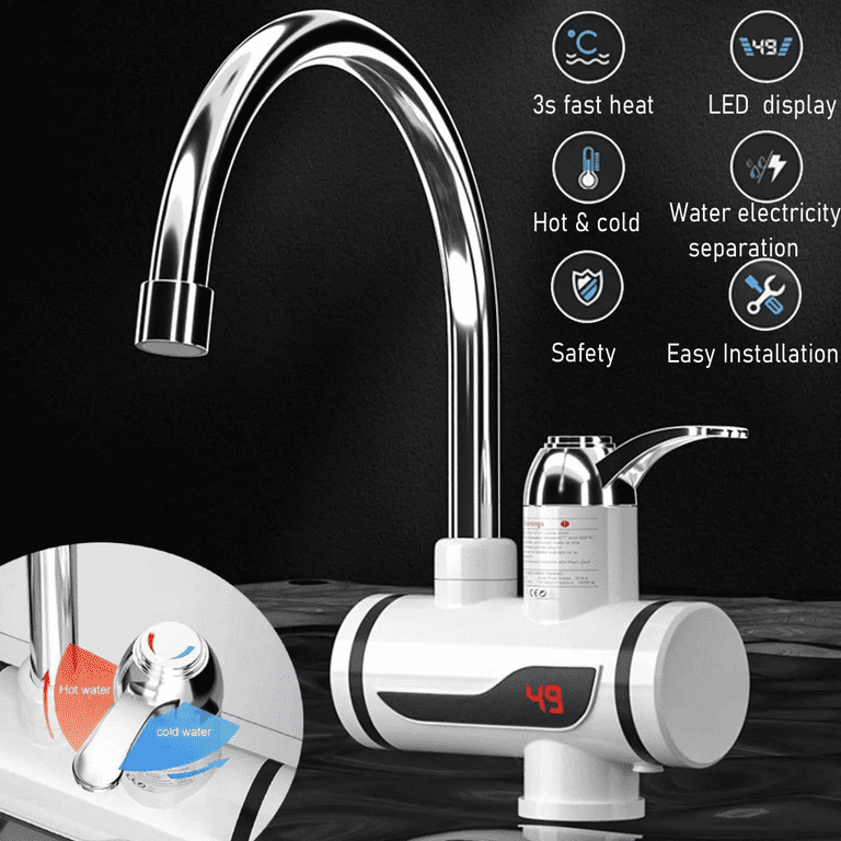 Electric Water Faucet Electric Hot Tap Fast Heat Electric Heating