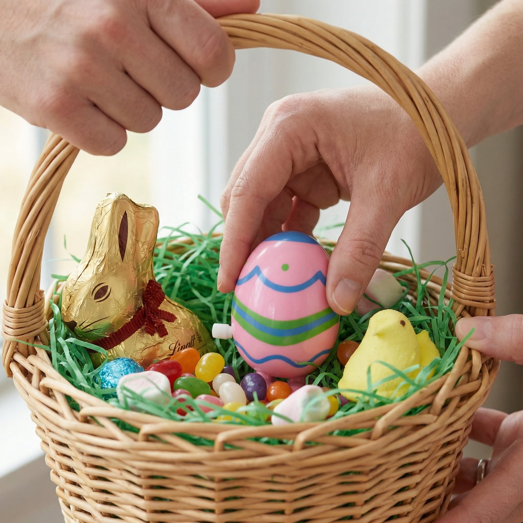 Wind Up Easter Eggs Colorful Decorated Hopping 12 Pack