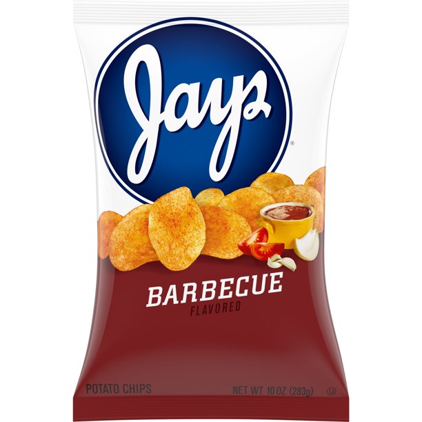 Jays BBQ Potato Chips, 10 Oz