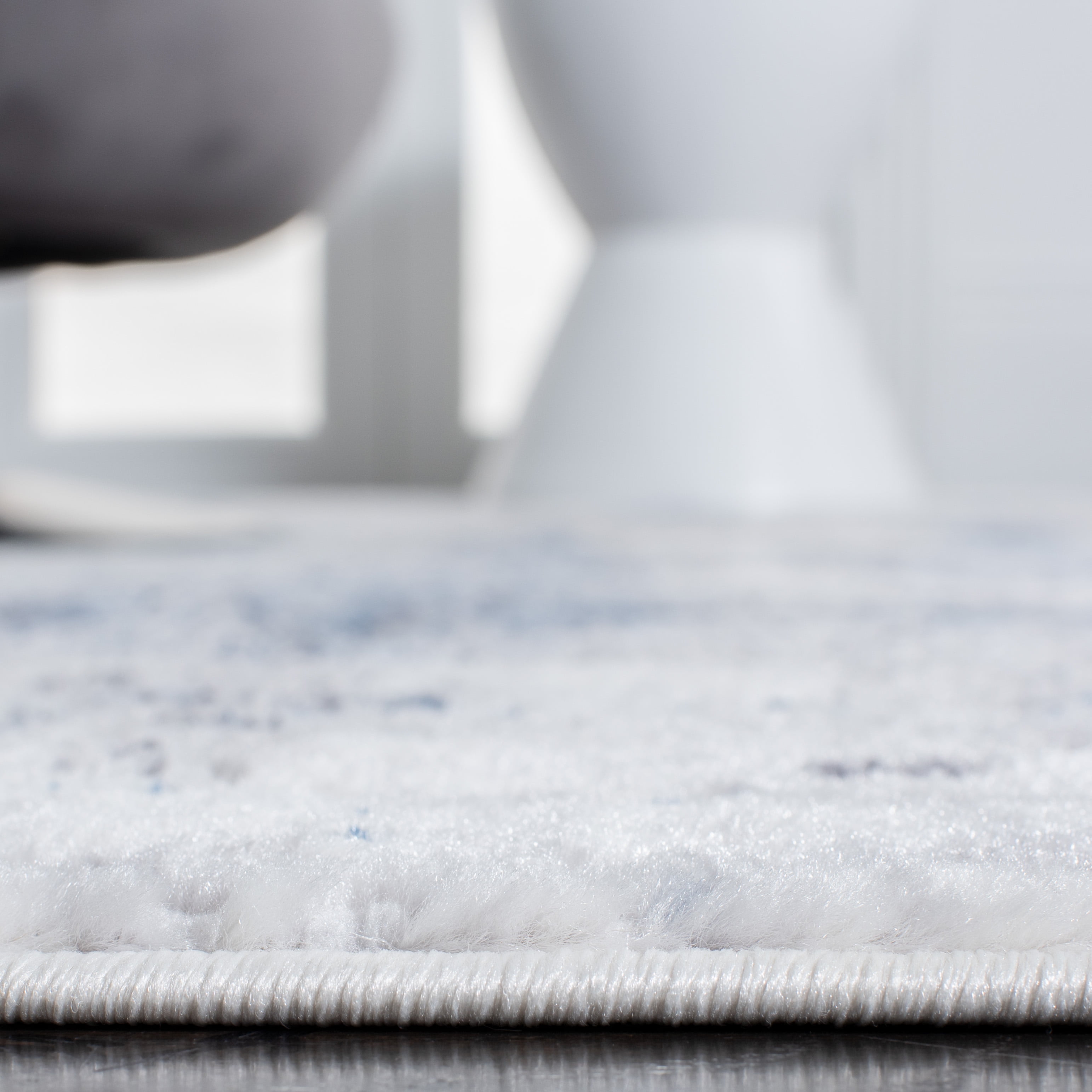 SAFAVIEH Amelia Boyce Abstract Area Rug, Gray/Light Blue, 6' x 9'