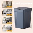 thumbnail image 6 of HBBKVI 3.4 Gallon 3 Modes Motion Sensor Kitchen Trash Can, Plastic Automatic Bathroom Trash Can, Blue, 6 of 6
