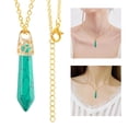 thumbnail image 5 of Collar jinwen Piedras Hexagonales Cristal Moda, 5 of 5