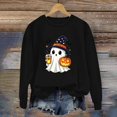 thumbnail image 4 of Sweatshirt for Women Perfect For Daily Wear or Loungewear! The Best Choice for Halloween XXL Blue Halloween Sweatshirt, 4 of 5