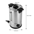 thumbnail image 2 of Denest Premium Stainless Steel 2.11-gal Drip Coffee Maker, 2 of 12