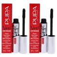 thumbnail image 1 of Máscara de pestañas Extreme 010 Extra Black Pupa Milano para mujeres Paquete de 2, 1 of 3