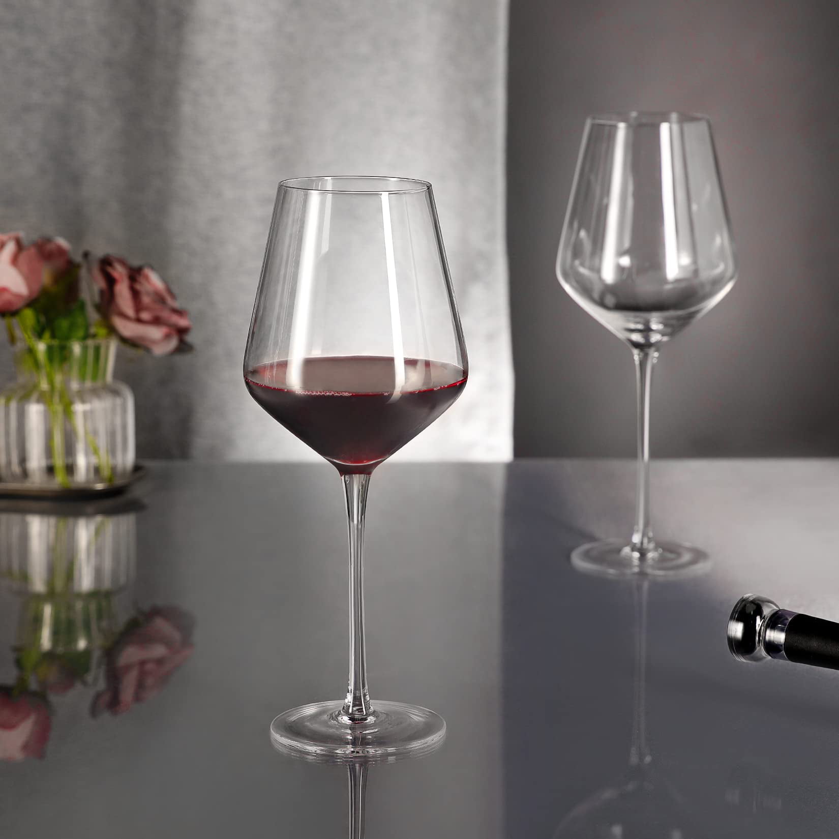 ACHEER Crystal Bordeaux Red Wine Glasses Set of 2, 20 Oz, Hand