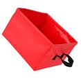 thumbnail image 3 of Maceta plegable a prueba de fugas cubo de campamento plegable de viaje portátil 13l rojo 13l, 3 of 10