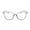 A, variant on Women's Stylish Oval Candy Color Non-prescription Eyeglasses Clear Lens Eyewear