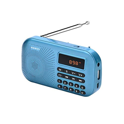 Een effectief Contractie helikopter GESON RM-155Pro AM FM Radio Portable Mini USB Speaker MP3 Music Player  SupportMicro SD/TF Auto Scan Save LED Display USB Transmit Data and Sound  Card Function, Rechargeable BL-5C Battery (Bl - Walmart.com