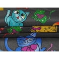 thumbnail image 4 of oneOone Velvet Gray Fabric Kitten Cats Sewing Fabric By The Yard Printed Diy Clothing Sewing Supplies 58 Inch Wide-TMC, 4 of 5