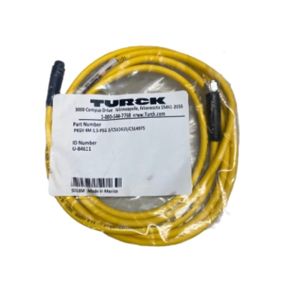 PKGV4M-1.5-PSG3/CS10455/CS14975 PCB Cable 1.5M PVC Molded M8