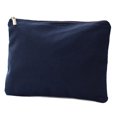 thumbnail image 2 of Canvas Cosmetic Bag, Large Travel Toiletry Clutch Bag, 2 of 2