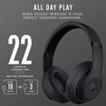 thumbnail image 4 of Beats Studio3 Wireless Noise Cancelling Over-Ear Headphones - Matte Black (Renewed), 4 of 5