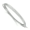 thumbnail image 1 of 925 Sterling Silver Rhodium Plated Polished Intertwined Bangle Bracelet, 1 of 2