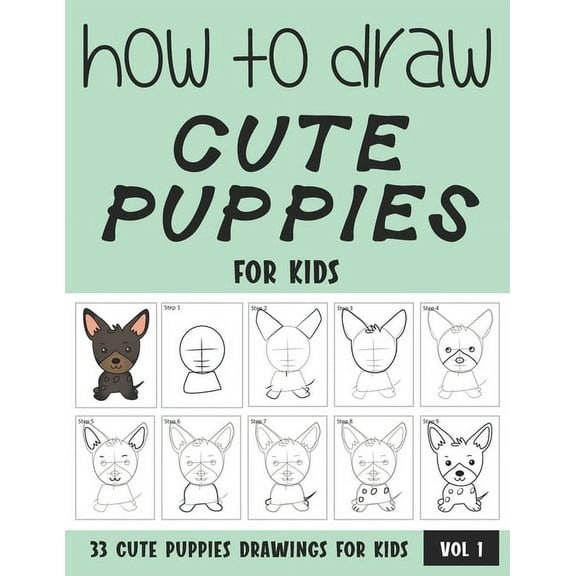 How to Draw Cute Puppies for Kids (Paperback)