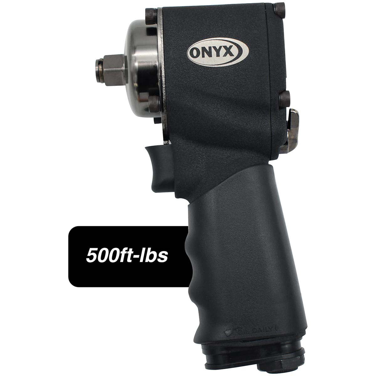 Astro Pneumatic Tool 1822 ONYX 1/2-Inch Nano Impact Wrench - 450ft/lb