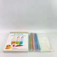 thumbnail image 4 of KUMOOM Packaging containers of plastic, Drink Bags Stand up Reclosable Zipper Drinking Pouches Bags Hand-held Drinking with Plastic Straw,(50 Pack), 4 of 7
