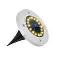 thumbnail image 3 of 16 Pcs LED Ground Lights Outdoor — 16 LEDs Per Light, Waterproof & Frosted, Bright Landscape Lighting for Yard and Garden Safety(A), 3 of 4