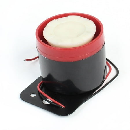 Unique Bargains Truck Car Black Red 2 Wired Revers Back up Buzzer Alarm Siren