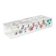 thumbnail image 4 of Florero Rectangular Florero Acrílico Transparente Florero Largo Arreglo Floral Para Escritorio, 4 of 9