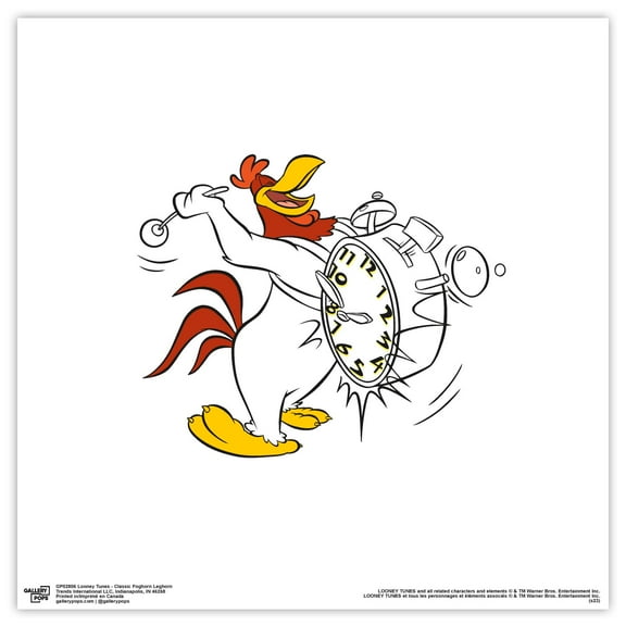 Gallery Pops Looney Tunes - Classic Foghorn Leghorn Wall Art, Unframed Version, 12" x 12"