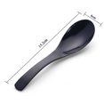 thumbnail image 5 of Cubiertos de Cocina BLESIY acero Inoxidable negro de sopa de Postre, 5 of 5