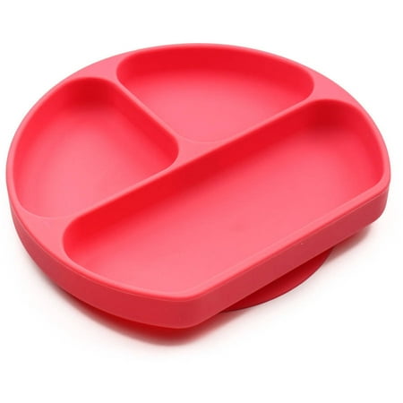 Bumkins Silicone Grip Dish - Suction Divided Baby (Best Suction Plate For Toddlers)