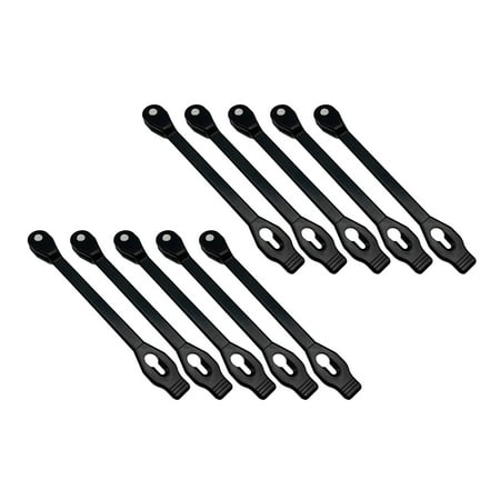 

Poolzilla 10 Pack 10 Rubber Bungee Strap Tie for Anchor Hookless with Saw Bolt